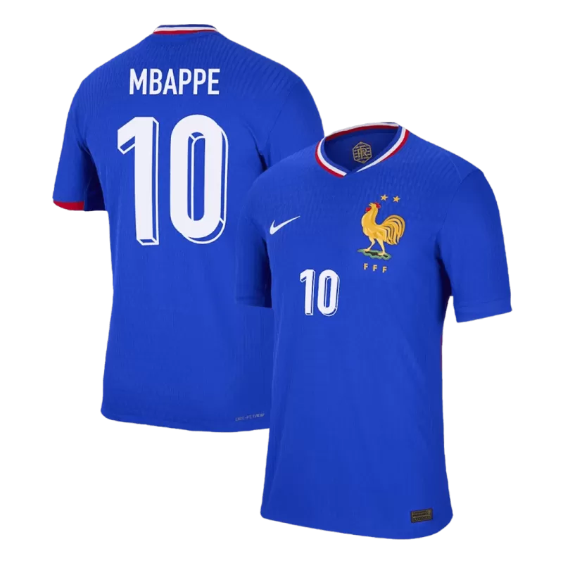 Maglia Calcio Francia Home EURO 2024 – MBAPPÉ #10 – Blu